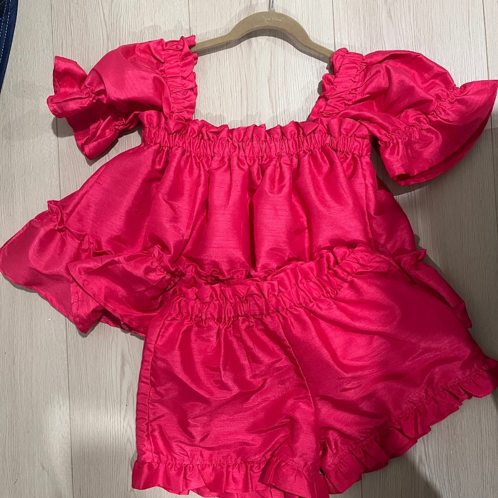 Polly Set in Azalea Pink